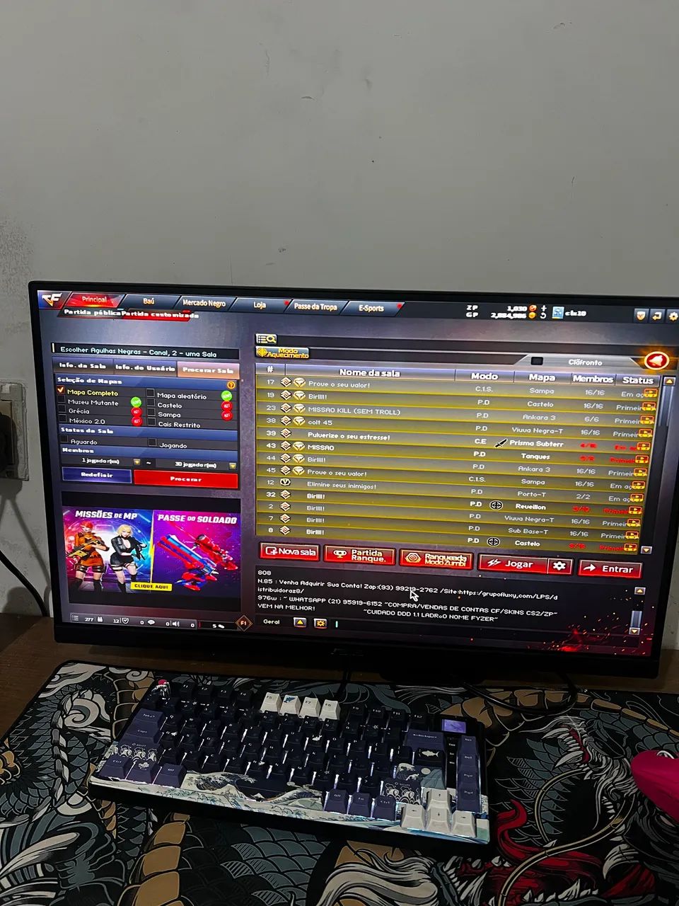 Monitor Asus 240hz 27p 0,3ms - Foto 5