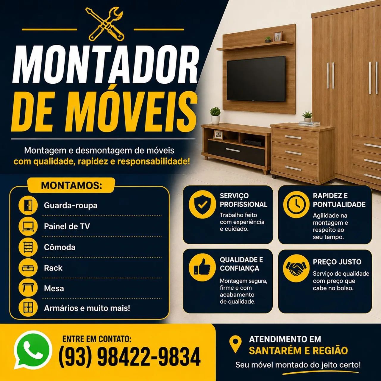Montador de móveis em Santarém 