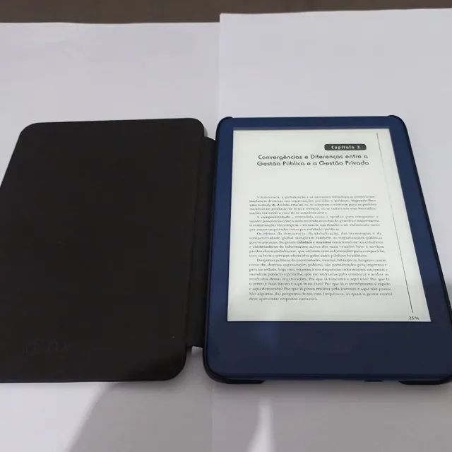 Kindle 11 geração 2022 mais leve 300ppi 16gb cor azul semi novo
