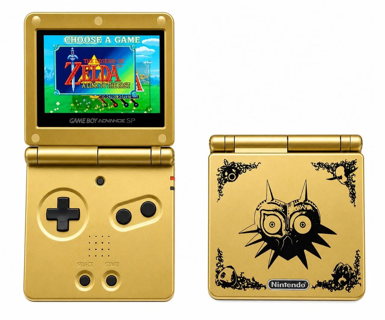 Nintendo Game Boy Advance SP IPS Backlight Zelda Doutorado