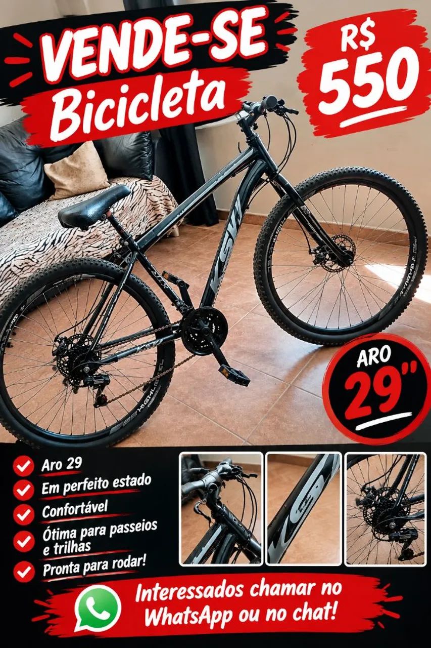 Bicicleta aro 29 