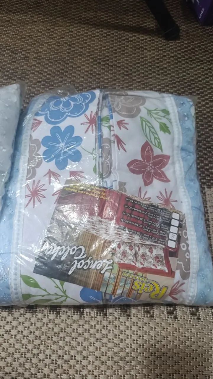 Lençois de elástico e com babado de malha  - Foto 2