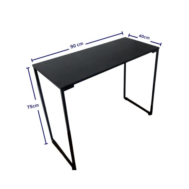 Escrivaninha NOVA Mesa Industrial Multiuso para Escritório Notebook Computador Estudo Birô - Foto 5