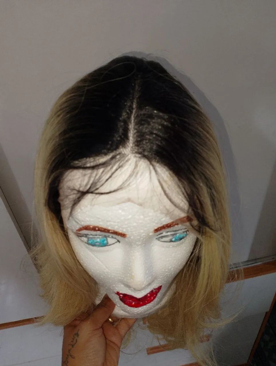 Lace Front loira 70cm - Foto 2