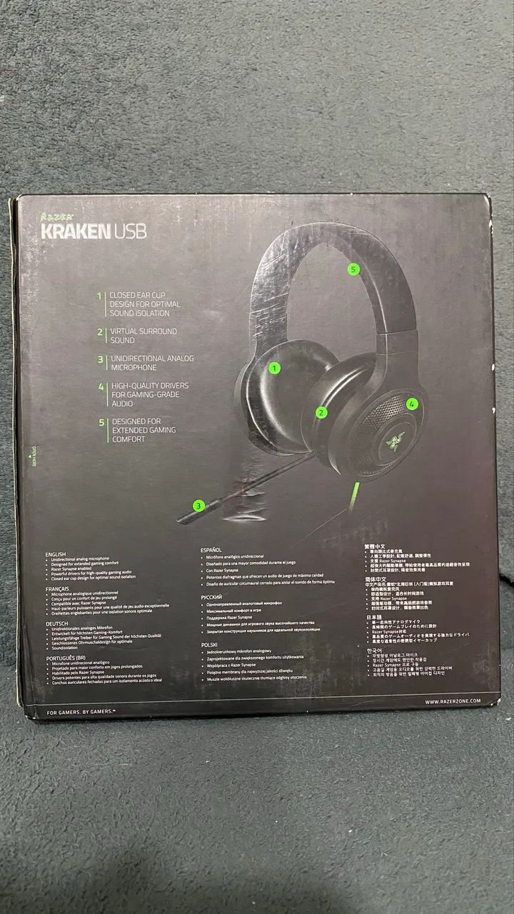 Fone Razor Kraken USB - Foto 5