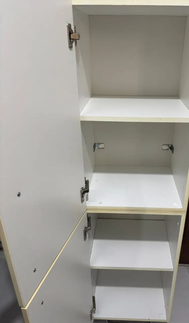 Armário Modular Branco - 2 Módulos Independentes | Versátil e Resistente - Foto 2
