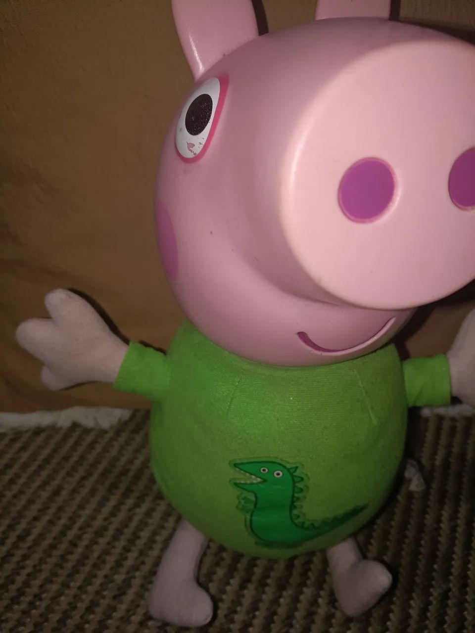 Boneca Pepa Pig da estrela . Em tecido e vinil - Foto 3