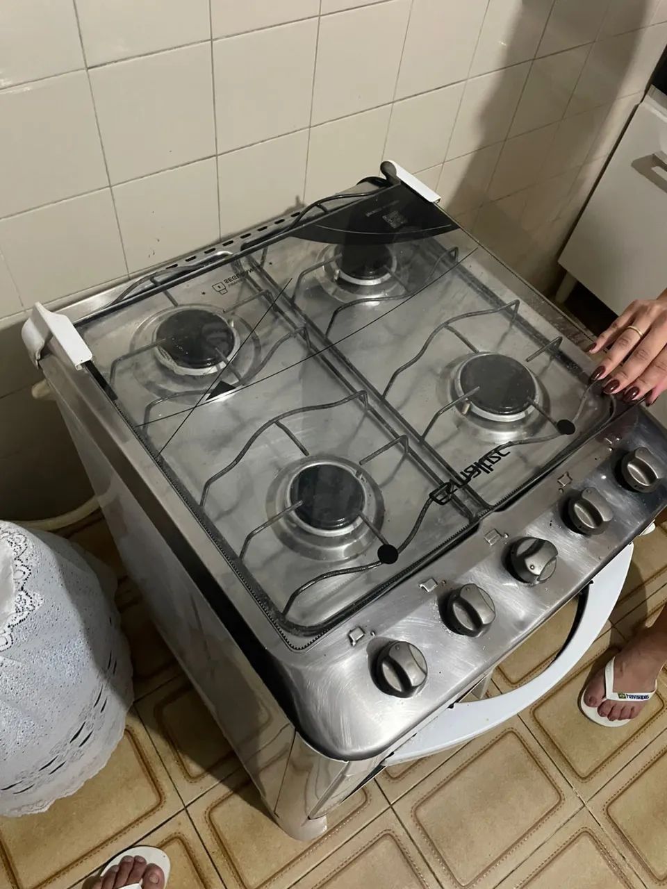Fogão funciona perfeitamente !  - Foto 5