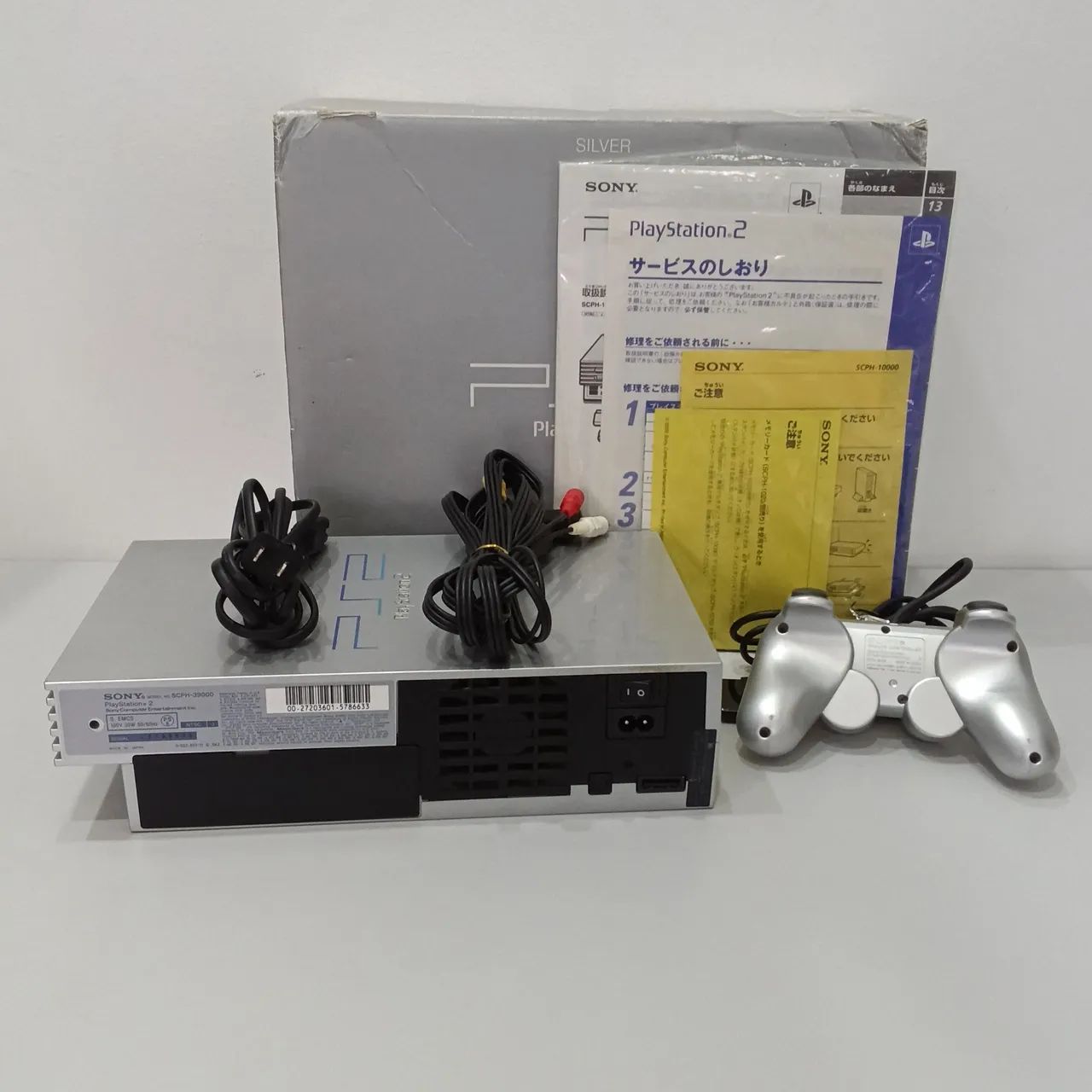 Vendo Console Sony Ps2 Modelo Japonês SCPH-39000 S Prata Semi novo