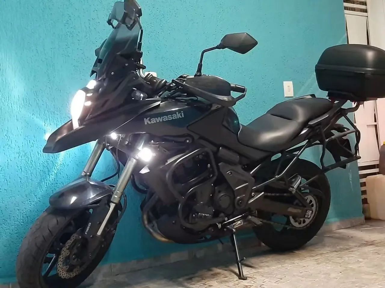 Versys tourer impecável com vários acessórios incluindo os bauletos lateral zero , sem uso - Foto 8