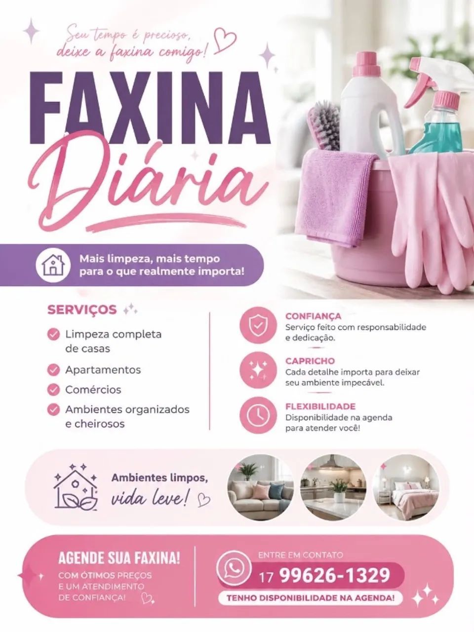 Ofereço faxina