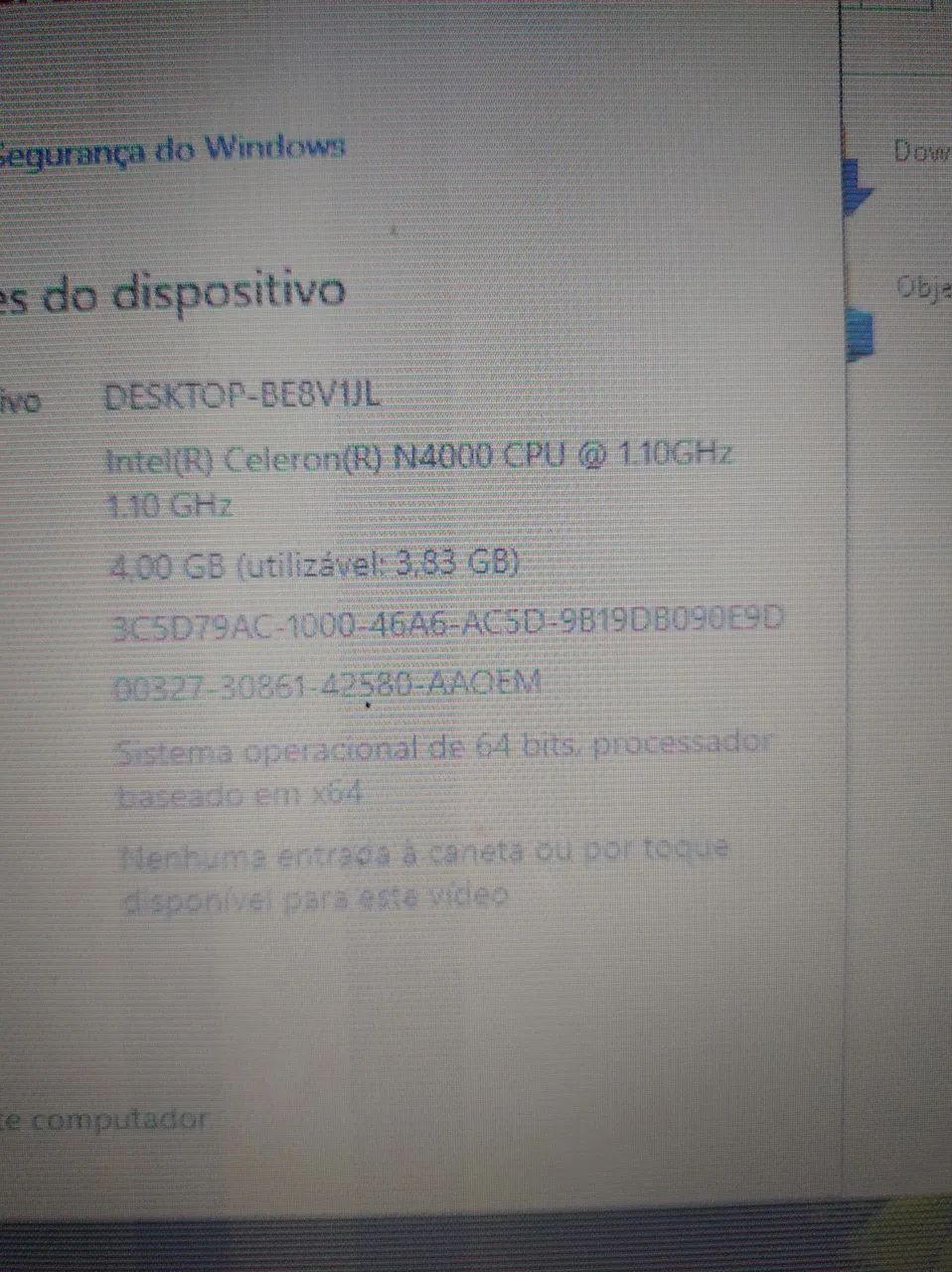Notebook Lenovo tela vazada  funcionando perfeitamente  - Foto 3