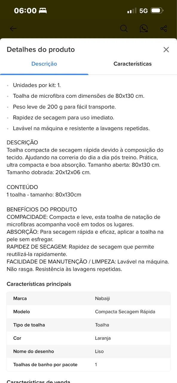 Toalha Natação  - Foto 3