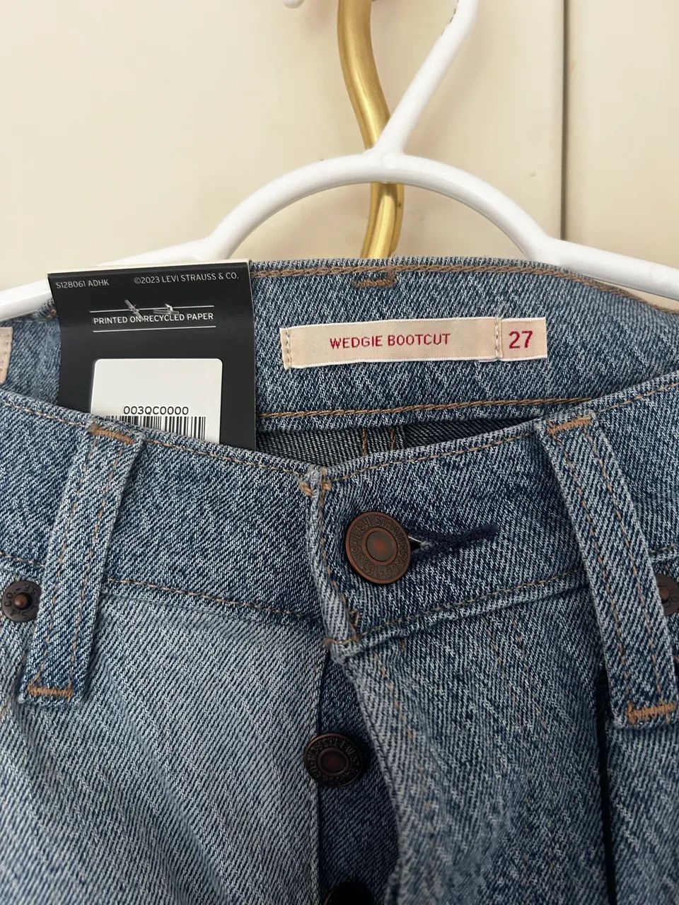 Calça levis wedgie bootcut - Foto 4