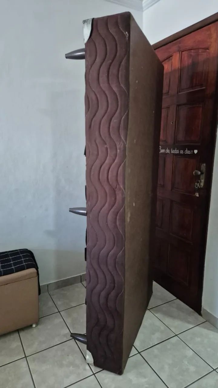 Base de cama solteirão ORTOBOM seminova - Foto 2