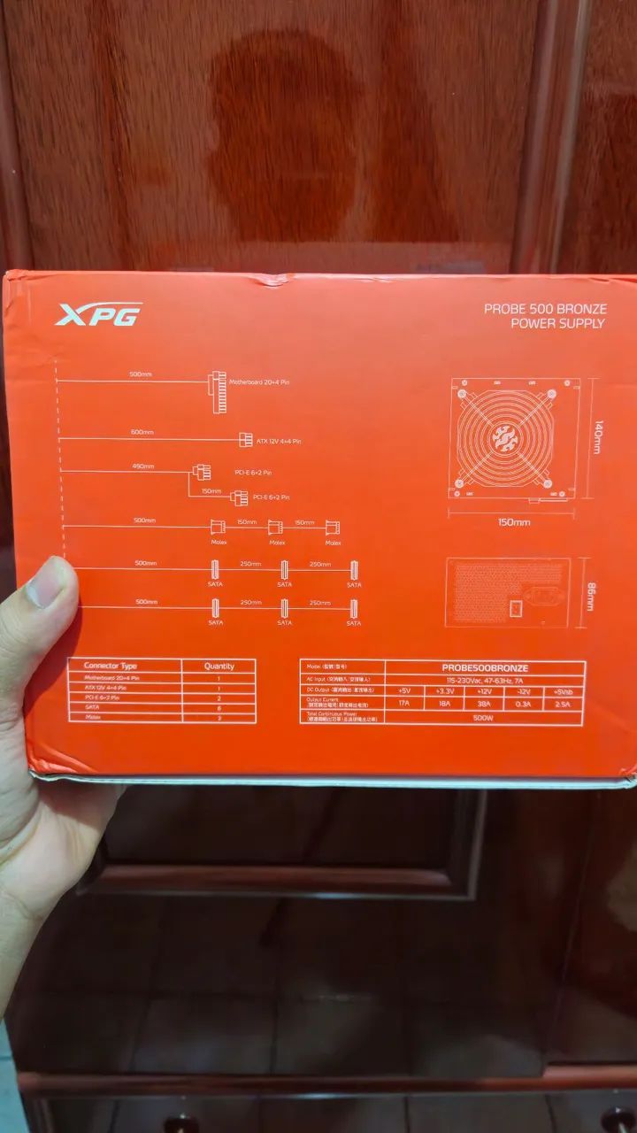 Fonte Xpg 500w - Foto 2