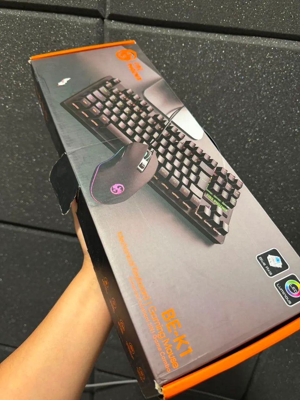 Kit Teclado e Mouse Gamer Fire Phoenix - Foto 2