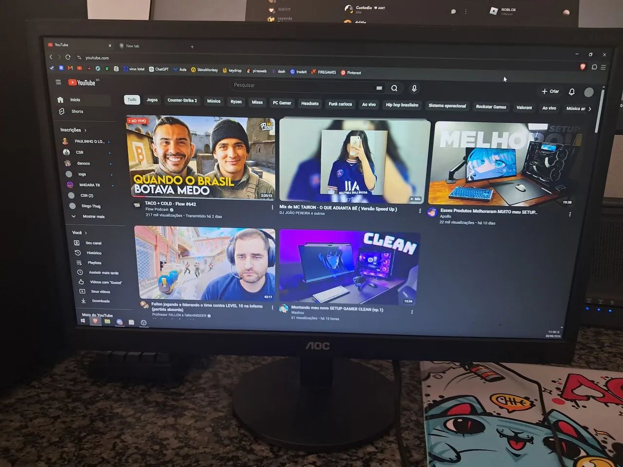 Monitor AOC 21.5 pol 