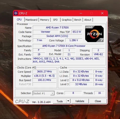 Ryzen 7 5700x - Foto 2