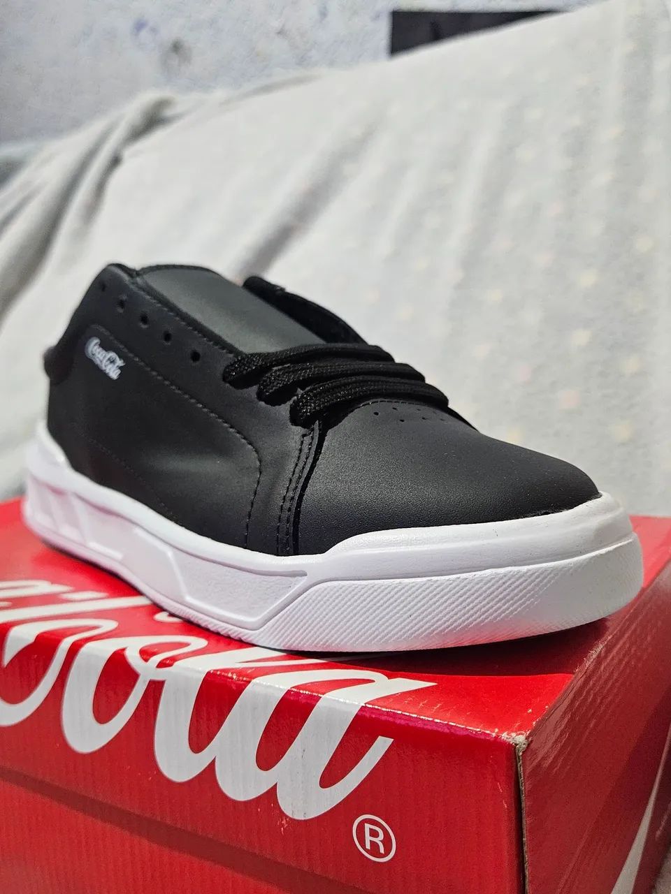 Tênis Material Resistente Coca Cola Lander Town Preto