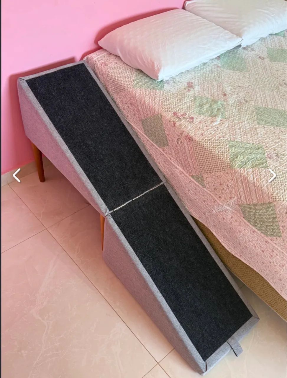 Pufe com rampa para cachorro subir na cama - Foto 6