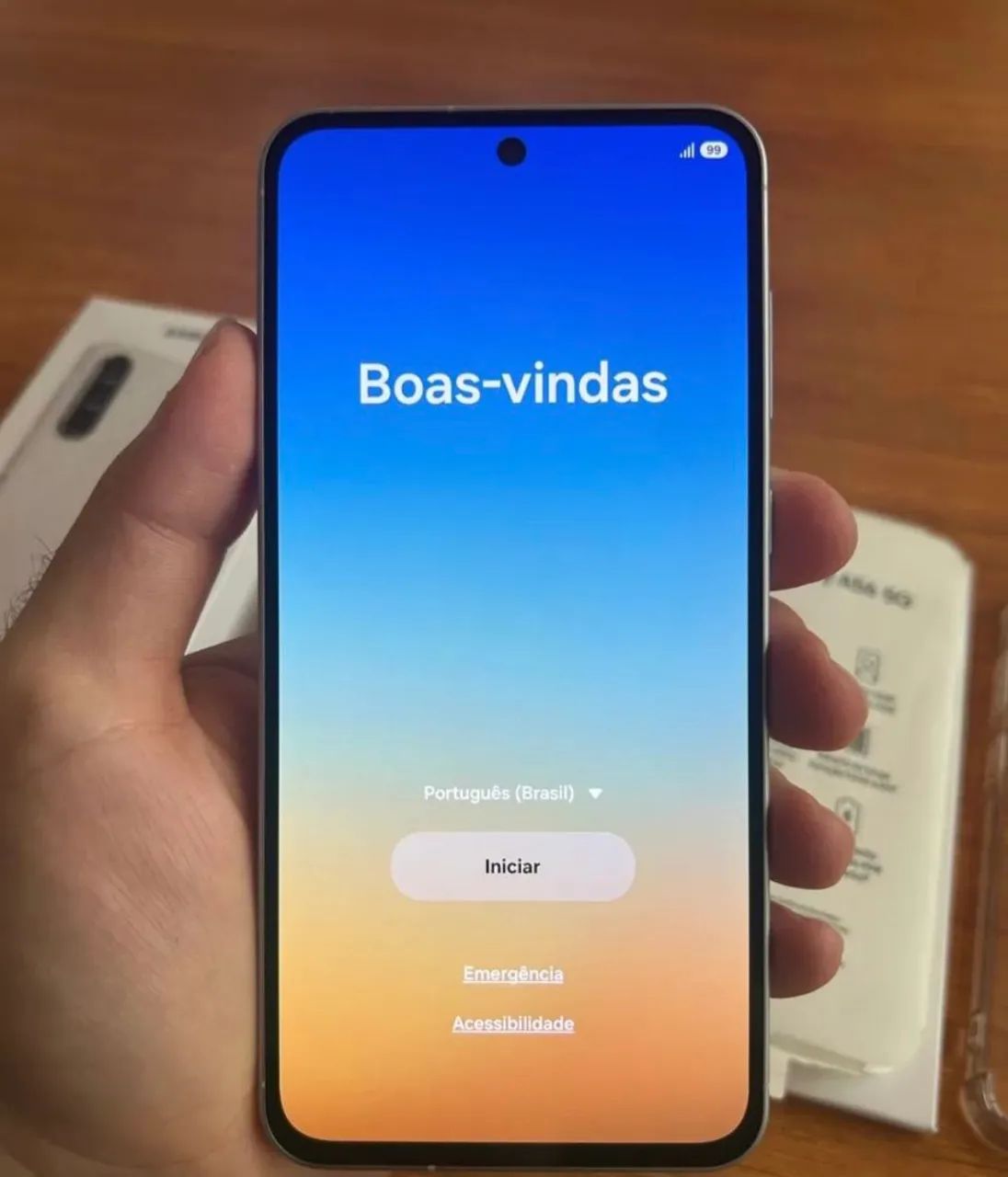 Galaxy A56 - Cinza - Foto 2