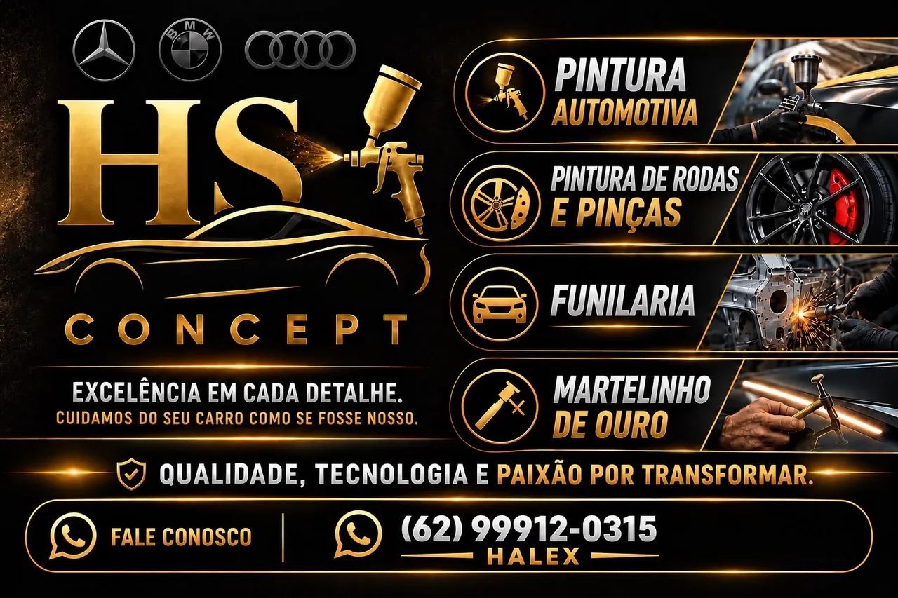 Pintura de pinças e rodas 