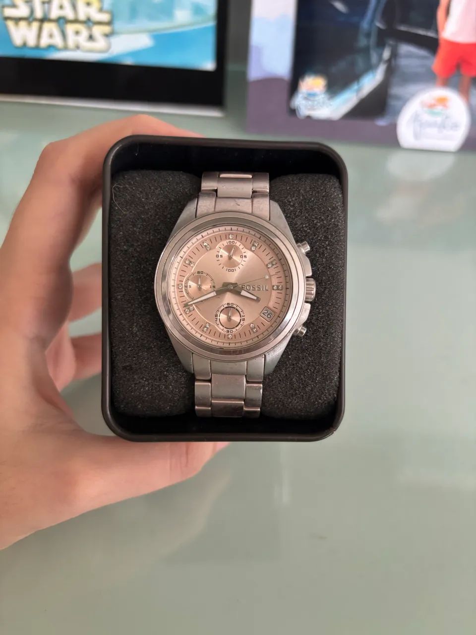 Relógio Feminino Fossil 10 atm - Foto 3