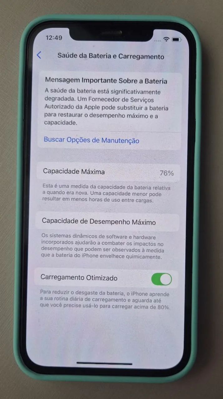 iPhone 12 | 64gb | Preto | Funcionando Perfeitamente | Bateria 76%  - Foto 4