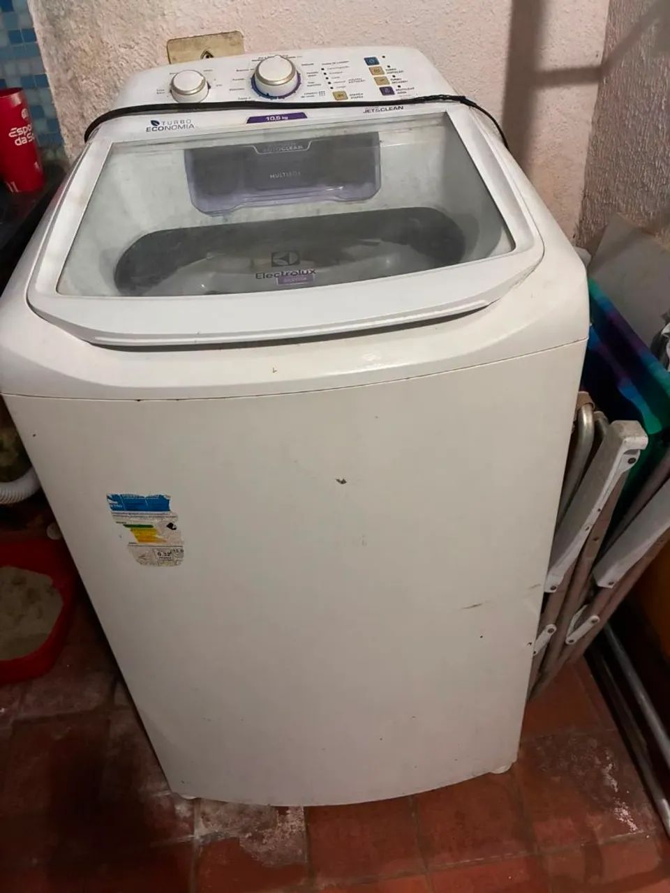 Máquina de lavar usada 