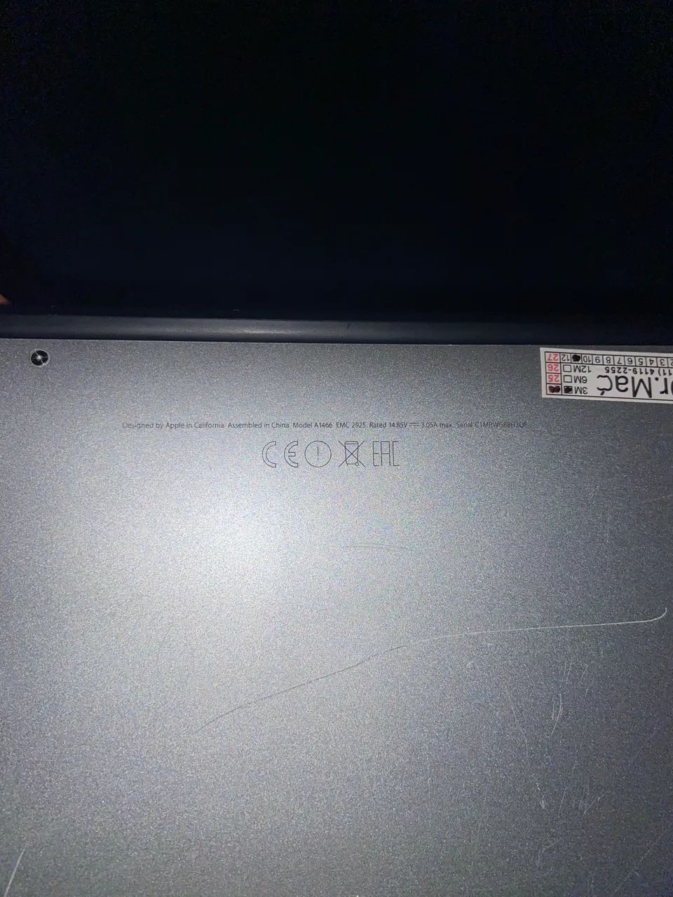 macbook air a1466 8gb ram 256gb ssd - Foto 3
