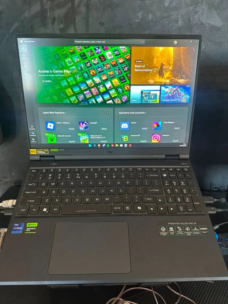 Notebook gamer Acer Predator Helios 16 