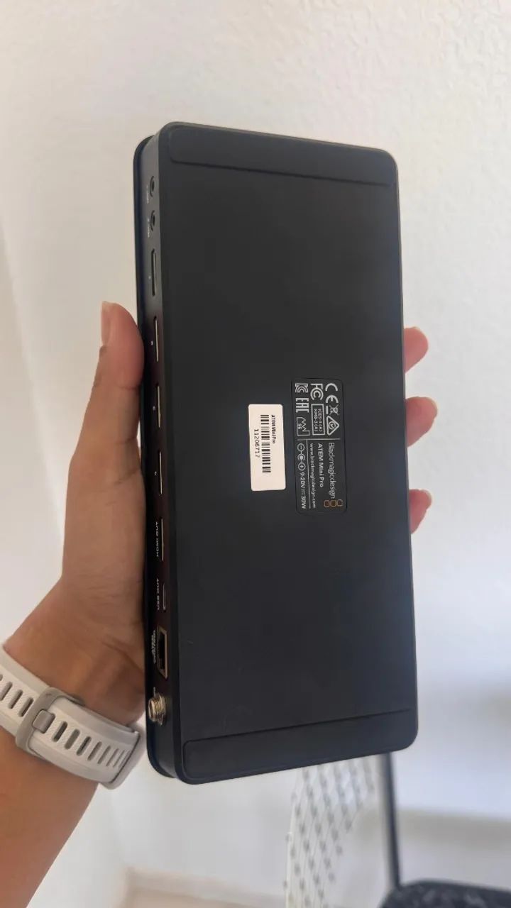 OPORTUNIDADE ATEM MINI PRO BLACKMAGIC NOVINHA - Foto 5