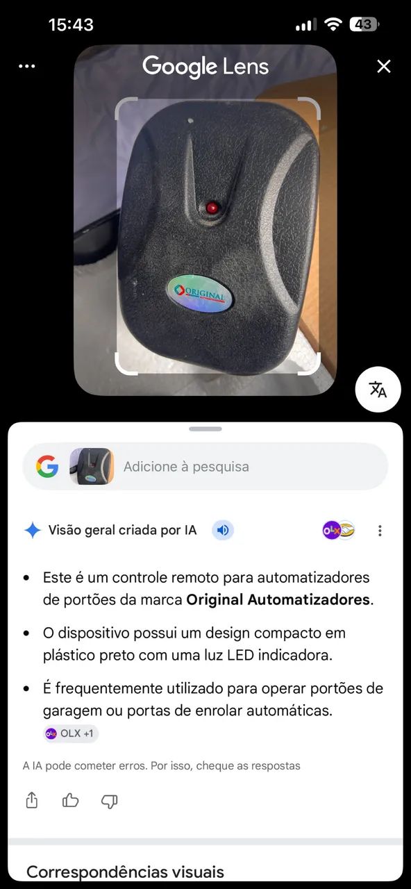 Central de controle remoto para portão  - Foto 2