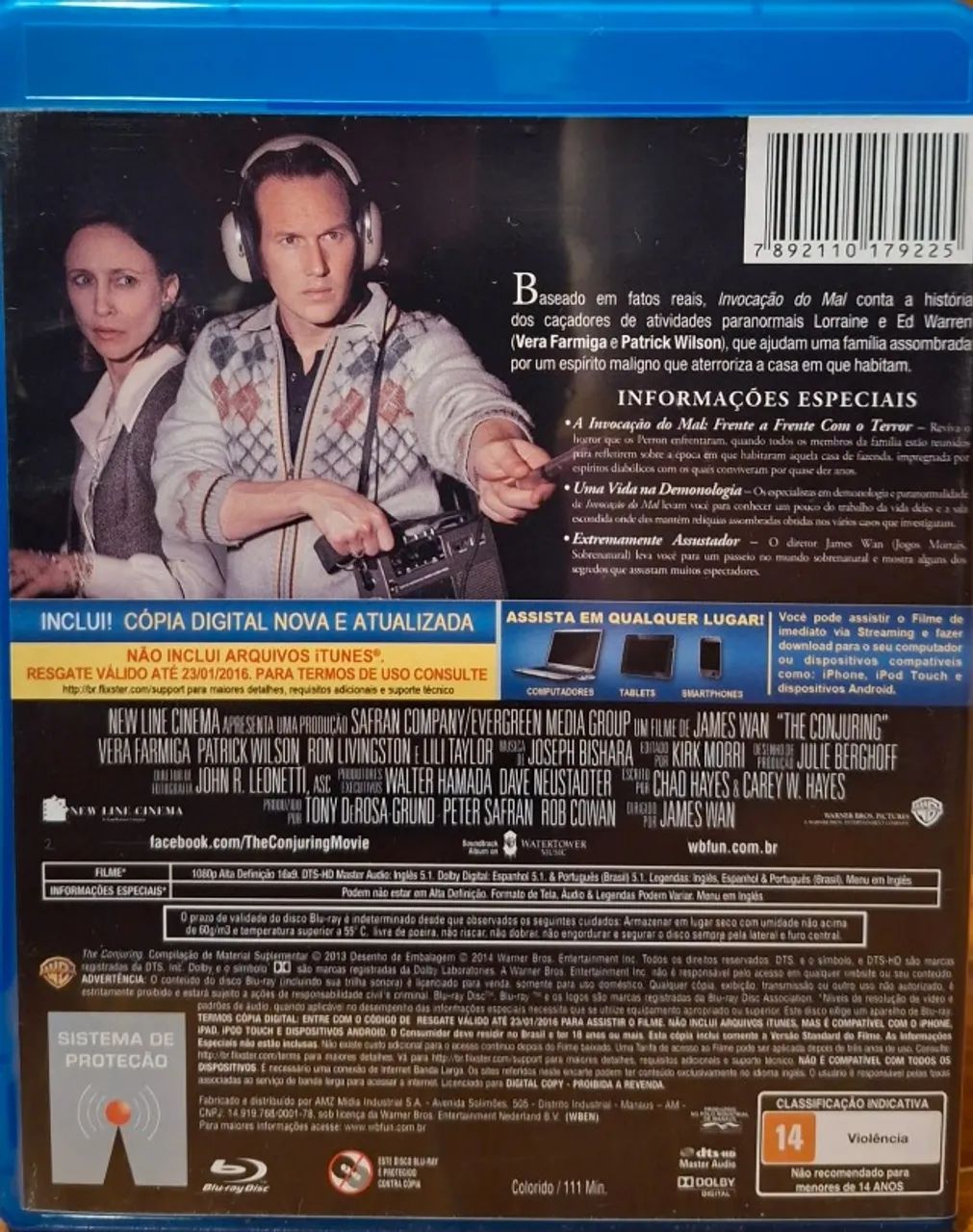 Blu-ray - Invocação do Mal - Foto 2