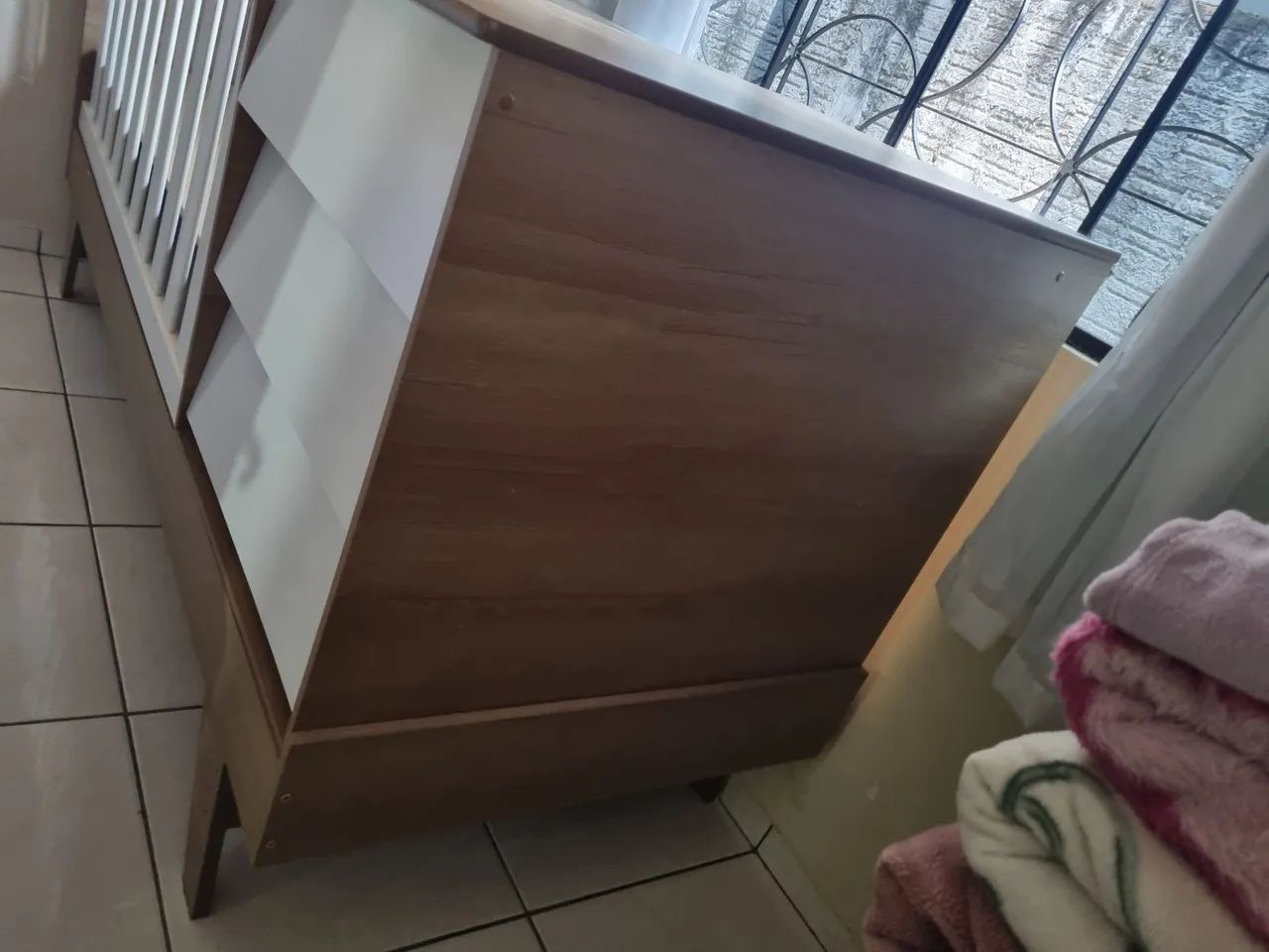 Berço Multifuncional (cama) com cômoda grande. - Foto 2