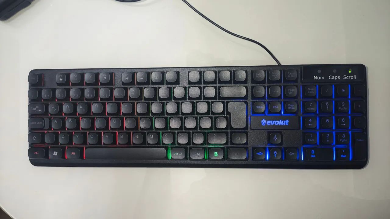 Teclado Semi mecânico + Mouse EVOLUT - Foto 2