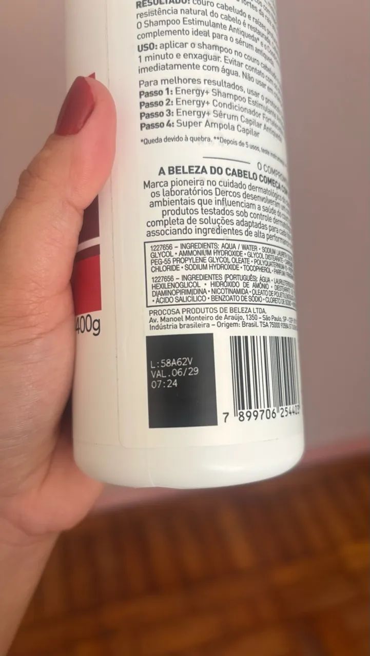 Shampoo Vichy dercos Energy + - Foto 2