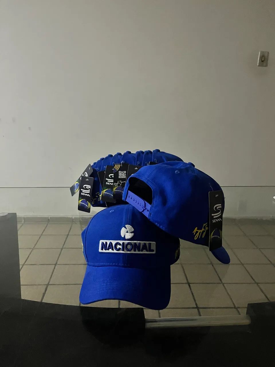 BONÉ AYRTON SENNA NACIONAL AZUL
