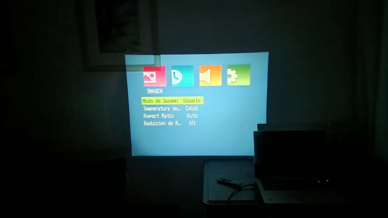 Mini projetor LED até 60 polegadas. - Foto 5