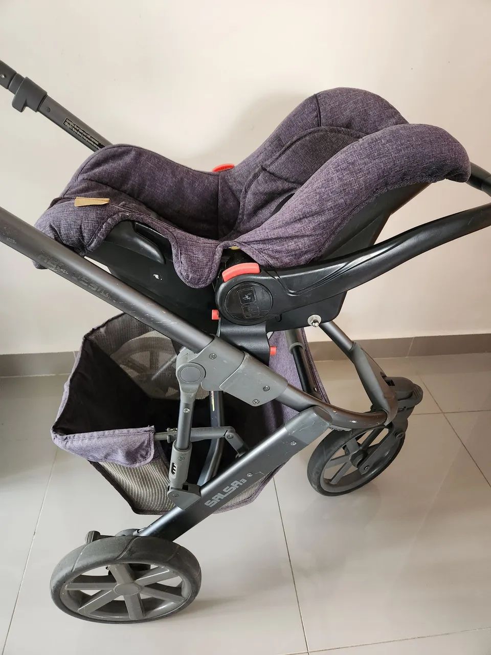 Carrinho ABC Design Salsa 3 com bebê conforto - Foto 2