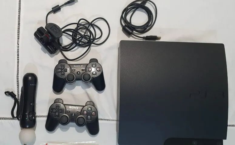 Console Playstation 3, webcam, controles e move - Foto 5