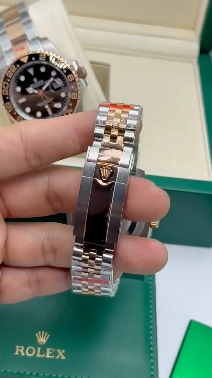 Rolex GMT Master Rosé Pulseira Jubilee - Foto 3