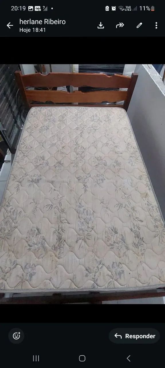 Uma cama de casal completa  - Foto 5