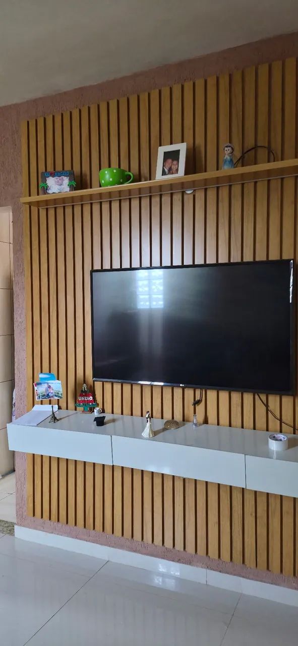 Rack com Painel ripado Led TV 90" - Foto 3