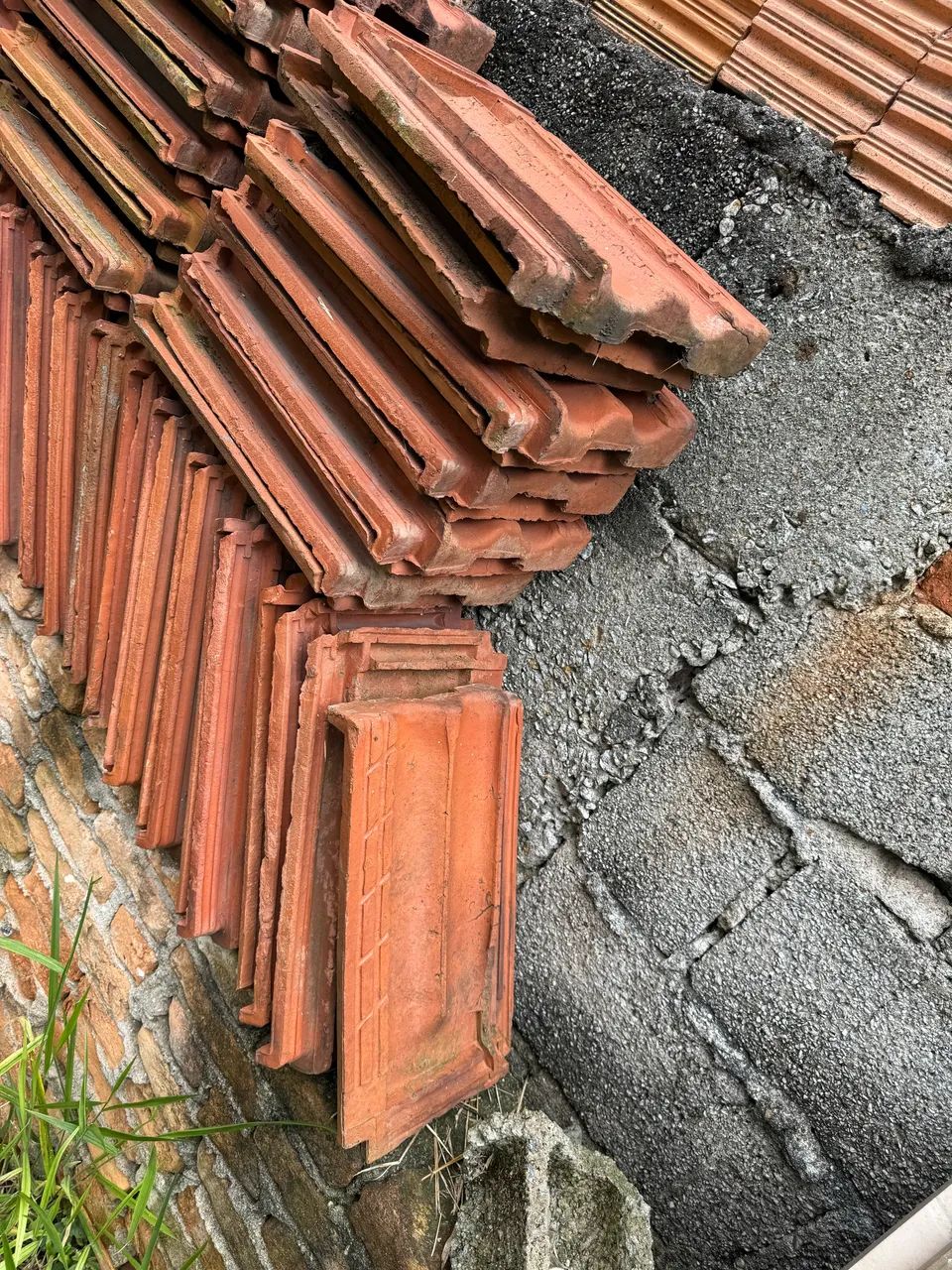 Telha de cerâmica estilo francesa