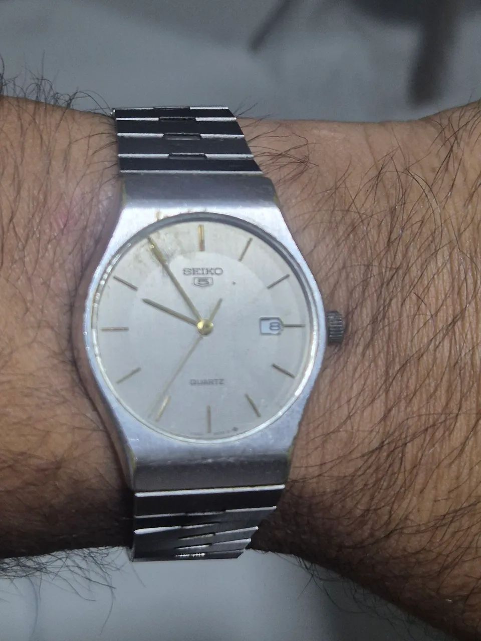 Relógio SEIKO 5 VINTAGE À QUARTZ  -  ÓTIMO ESTADO - Foto 2