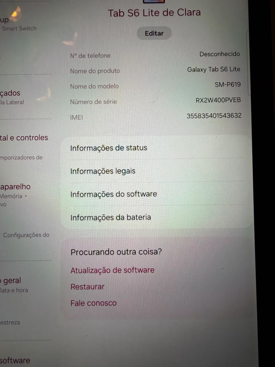 Tablet S6 Lite Samsung 128GB - Foto 4