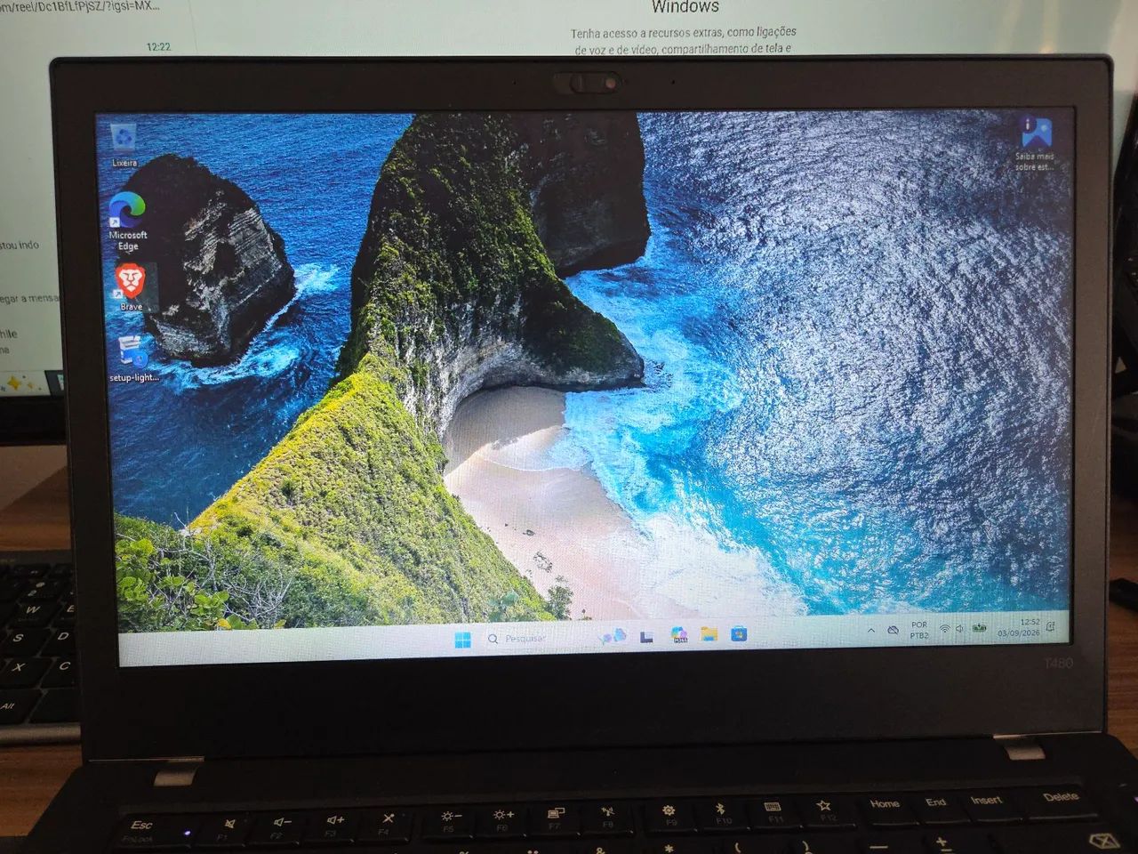 Thinkpad T480 I5