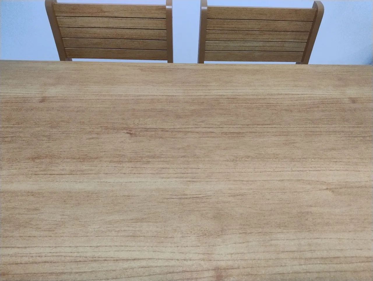Mesa retangular em MDF com 4 cadeiras estofadas - Foto 5